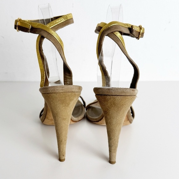 Ralph Lauren Collection purple label strappy high heel pointed toe size 9.5 - Picture 4 of 8